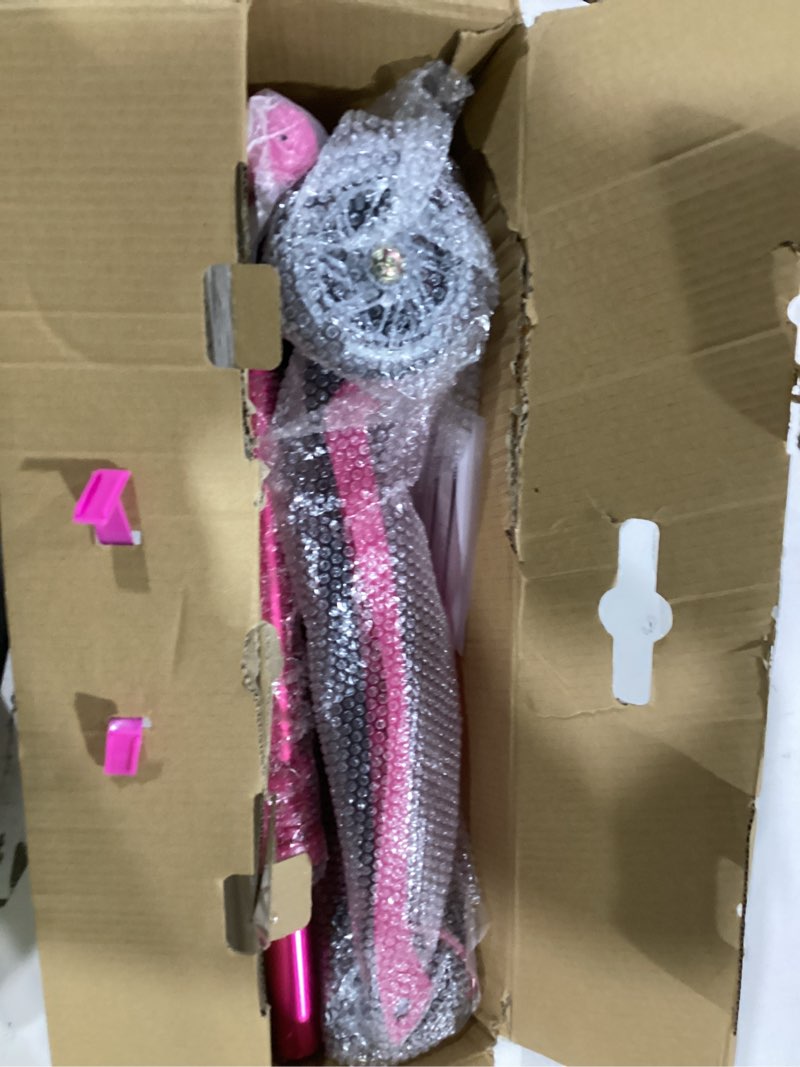 Condition photo showing Good Condition for 3 Wheel Scooter for Kids Ages 6-12,Kids Scooter with Light Up Wheels, Sturdy Deck Design, and 4 Height Adjustable Suitable for Kid Ages 3-12 Rose Pink
