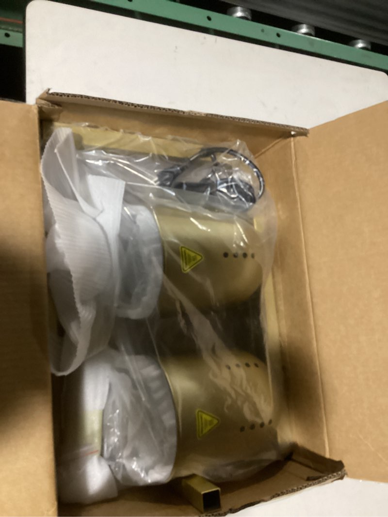 Condition photo showing Good Condition for VORIGY Heat Lamp for Food, with Two 250W Bulbs for Fast and Even Heating, Food Heat Lamp with Adjustable Height Stand, Commercial Food Warmer Lamp for Home, Fast Food Restaurant, Buffet, Bakery, Gold