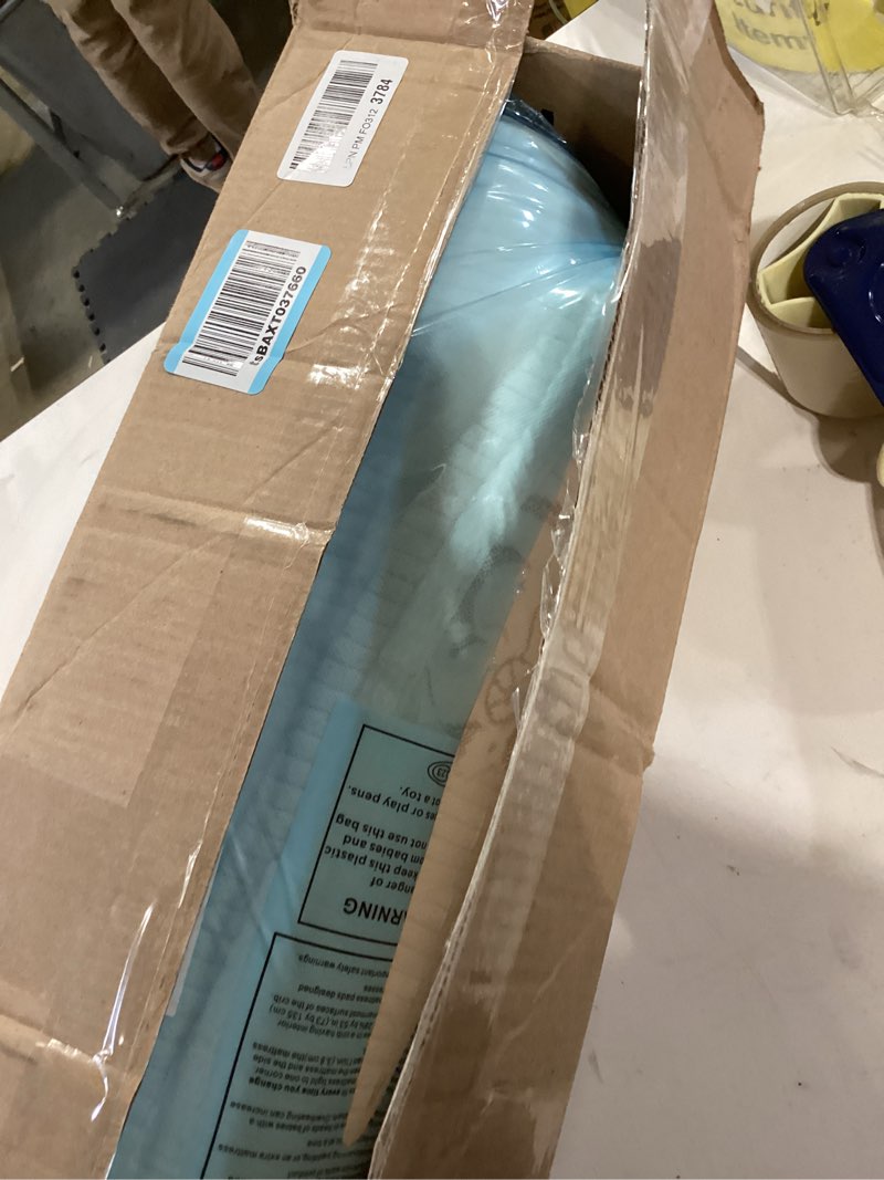 Condition photo showing Good Condition for letmxiu premium crib & toddler mattress,100% knitted fabric, premium fleece surface-hypoallergenic, 5" thick firm soft crib mattress, non-toxic - fits standard cribs & toddler beds