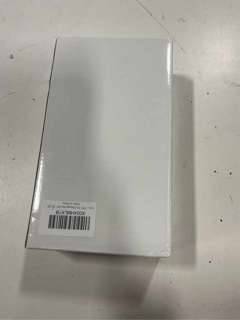 Condition photo showing New/Like New for 72V 3A Charger 3-Pin Plug for 60V 20AH 32AH AGM Gel SLA Big Electric Scooters, eWheels EW-52 EW-54, Go-Karts, Big Toys, 60V Lead Acid (SLA) Battery