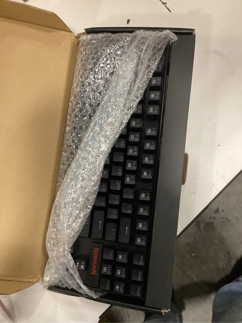 Condition photo showing New/Like New for redragon k552 mechanical gaming keyboard, 87-key compact, led gaming keyboard with red switches, anti-ghosting, metal frame for pc gaming & typing, beginner-friendly (black)