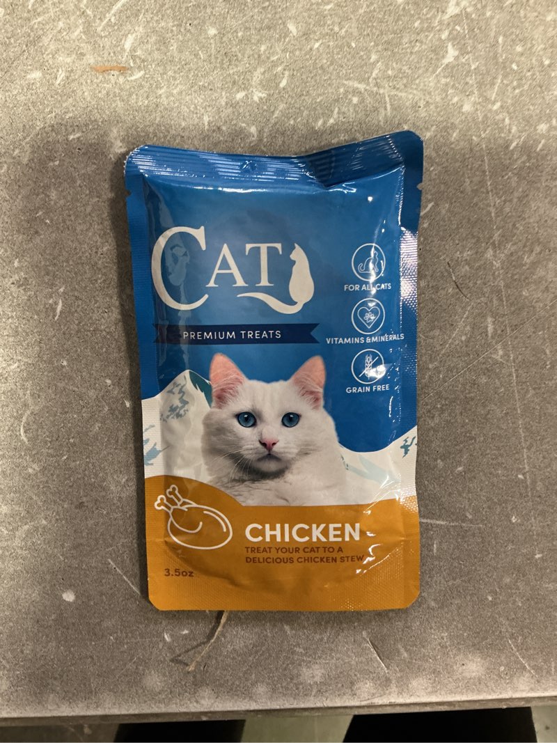 Condition photo showing New/Like New for (Best by Nov/30/2026) Cat by Scoochie Squeeze-Up Premium Creamy Chicken Lickable Cat Treats, 16CT, 3.5oz