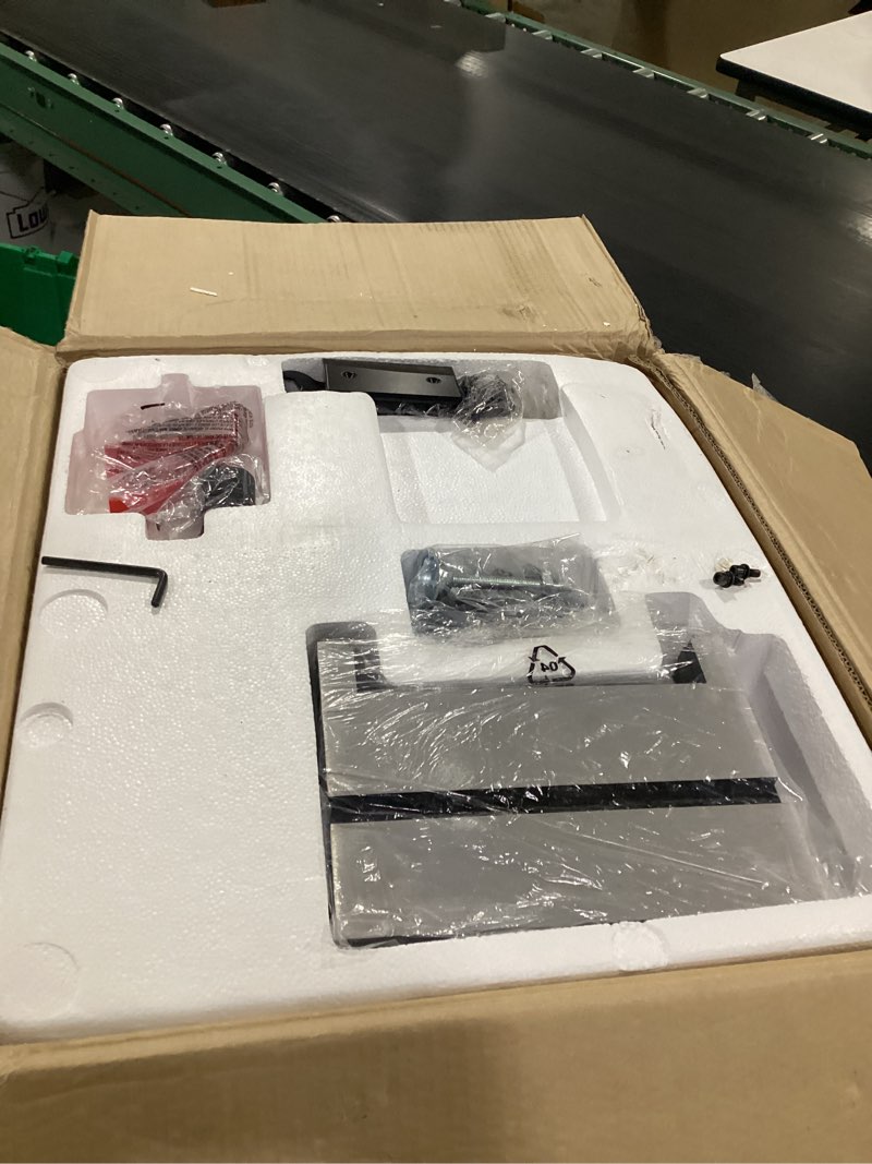 Condition photo showing Good Condition for bucktool pro 1hp bench belt sander for metal working, 4 x 36 in belt and 8 in disc sander with 1hp direct-drive motor, benchtop for metalworking, bd4801-m 4" x 36" belt & 8" disc & 1hp