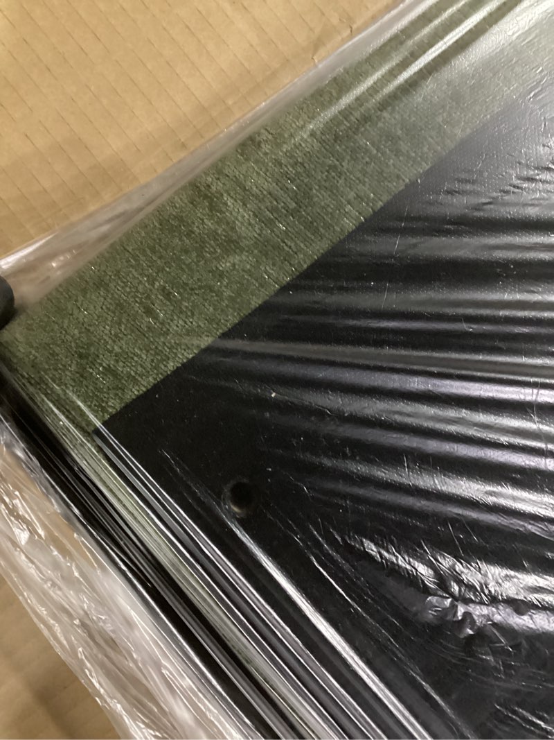Condition photo showing As Is for incomplete similar to stock photo sofa lsf chenille with 1 pillow - green