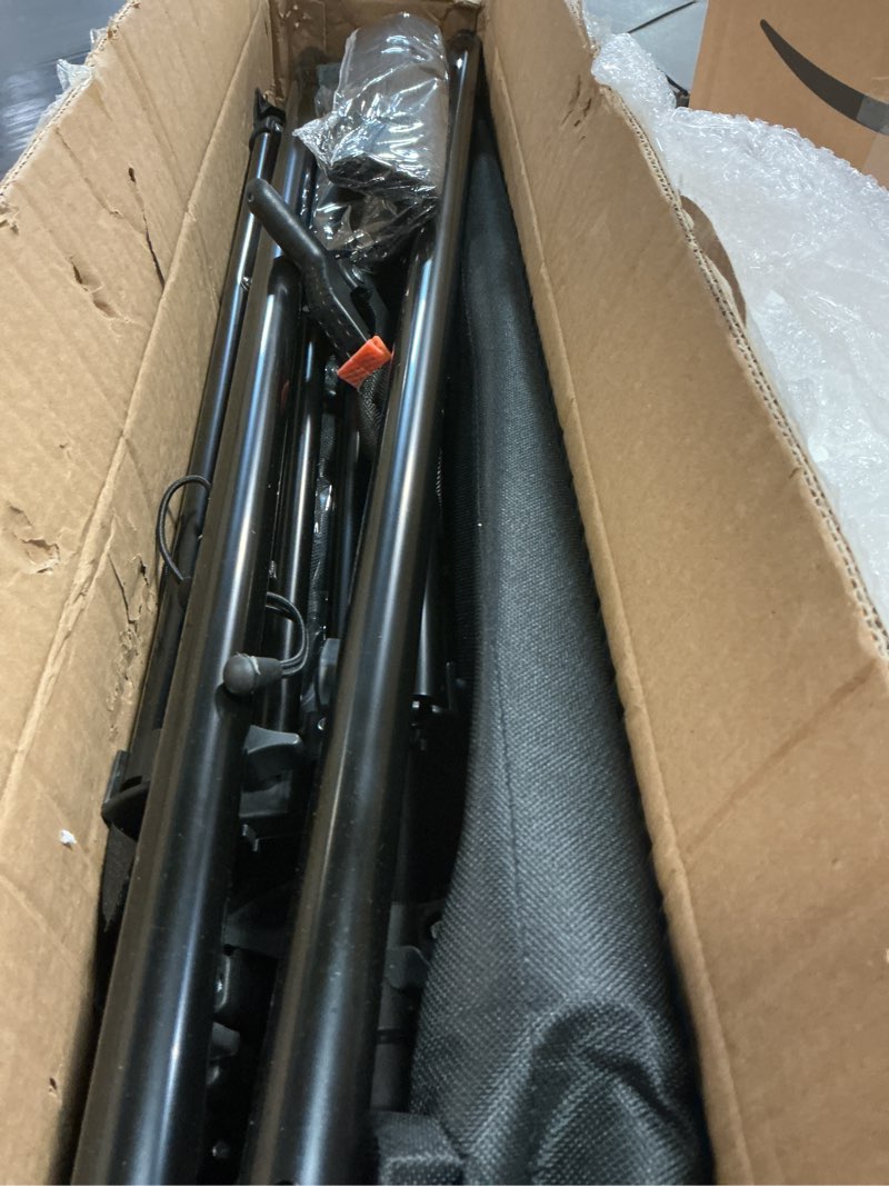 Condition photo showing As Is for Photo Backdrop Stand, 10x9ft(WxH) Adjustable Photography Backdrop Stand, Aluminum Alloy Studio Photo Background Stand Support System for Party, Wedding, Photography, Advertising Display