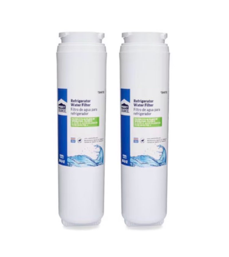 project source 2-pack 6-month twist refrigerator water filter