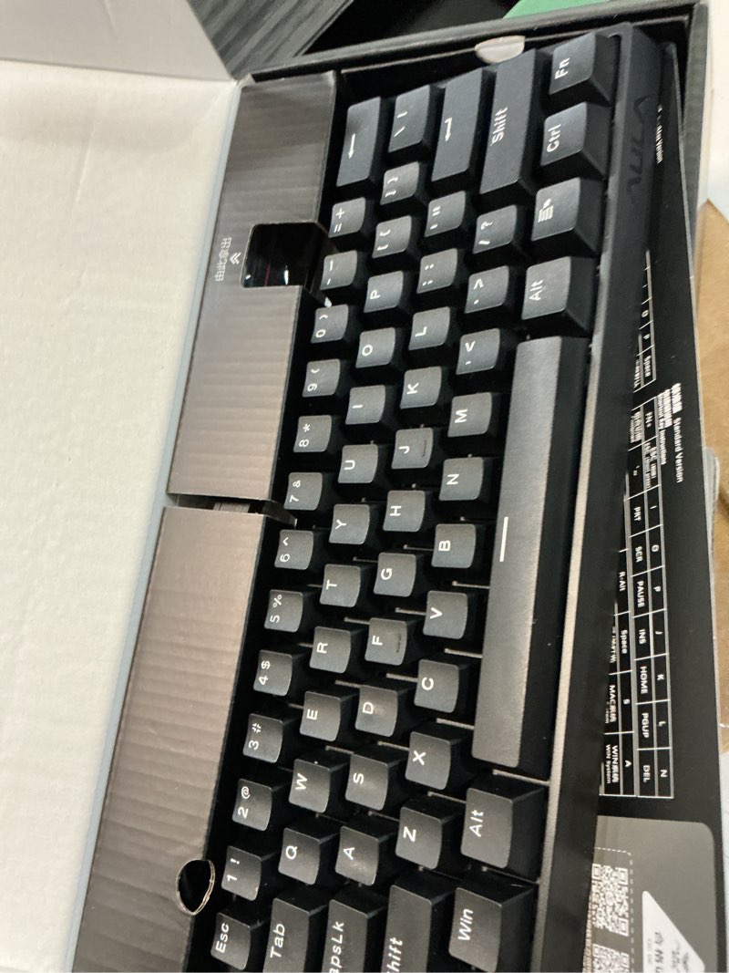 Condition photo showing Good Condition for aula win60 he - 60% mechanical gaming keyboard wired, magnetic switch hot swappable, adjustable actuation rapid trigger mode, 8000 hz polling rate, rgb small keyboard 60 percent compact design for pc black