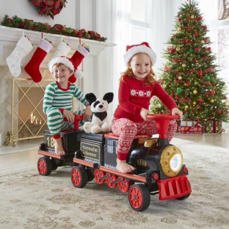 The Hammacher Schlemmer Three Passenger Electric Ride On Train