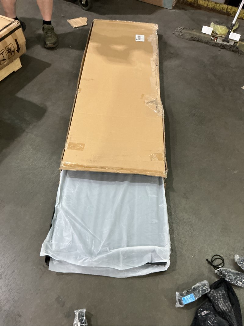 Condition photo showing As Is for lecardio heavy duty slide-out truck bed cargo tray,pull-out storage organizer for pickup trucks,fits 5'5" beds & longer