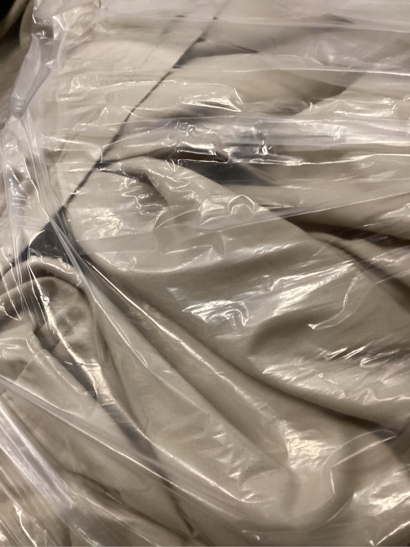 Condition photo showing Good Condition for organic crisp percale sheet set, king, toffee