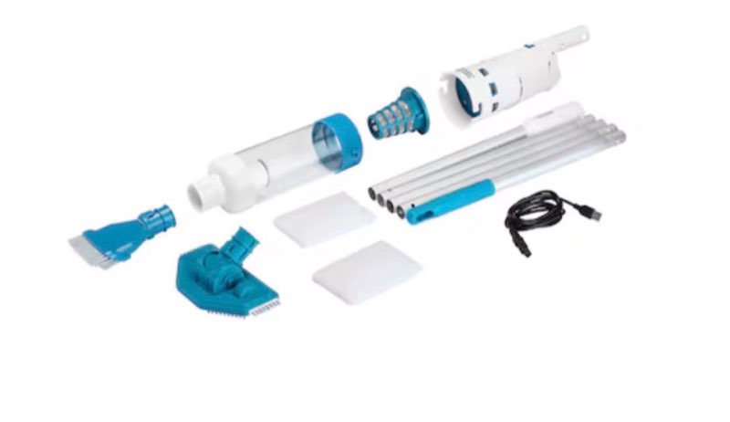 project source 7.5-inches handheld pool vacuum