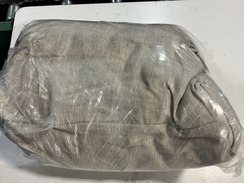 Condition photo showing Good Condition for european linen chambray duvet cover, king/cal king, natural