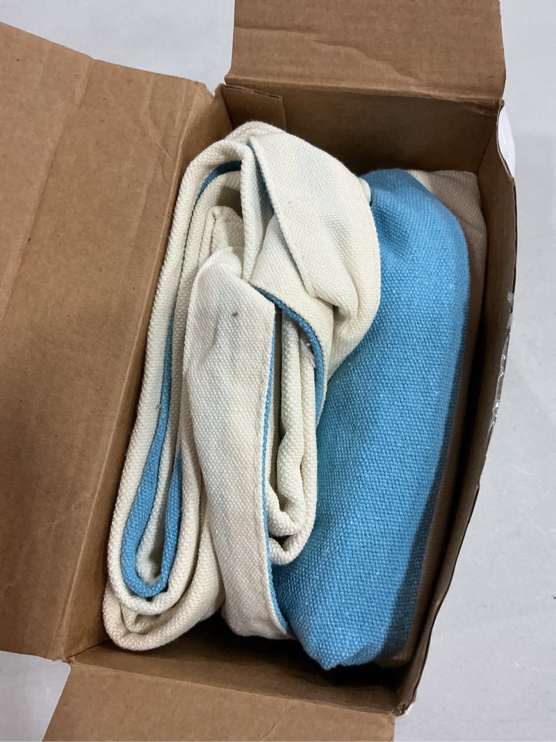 Condition photo showing Good Condition for mahjong bag for tiles and racks empty american mahjong tiles carrying tote 31.5 x 12 x 4 inches canvas tile games accessories gifts for card pushers rack mat carrying (case only) (blue)