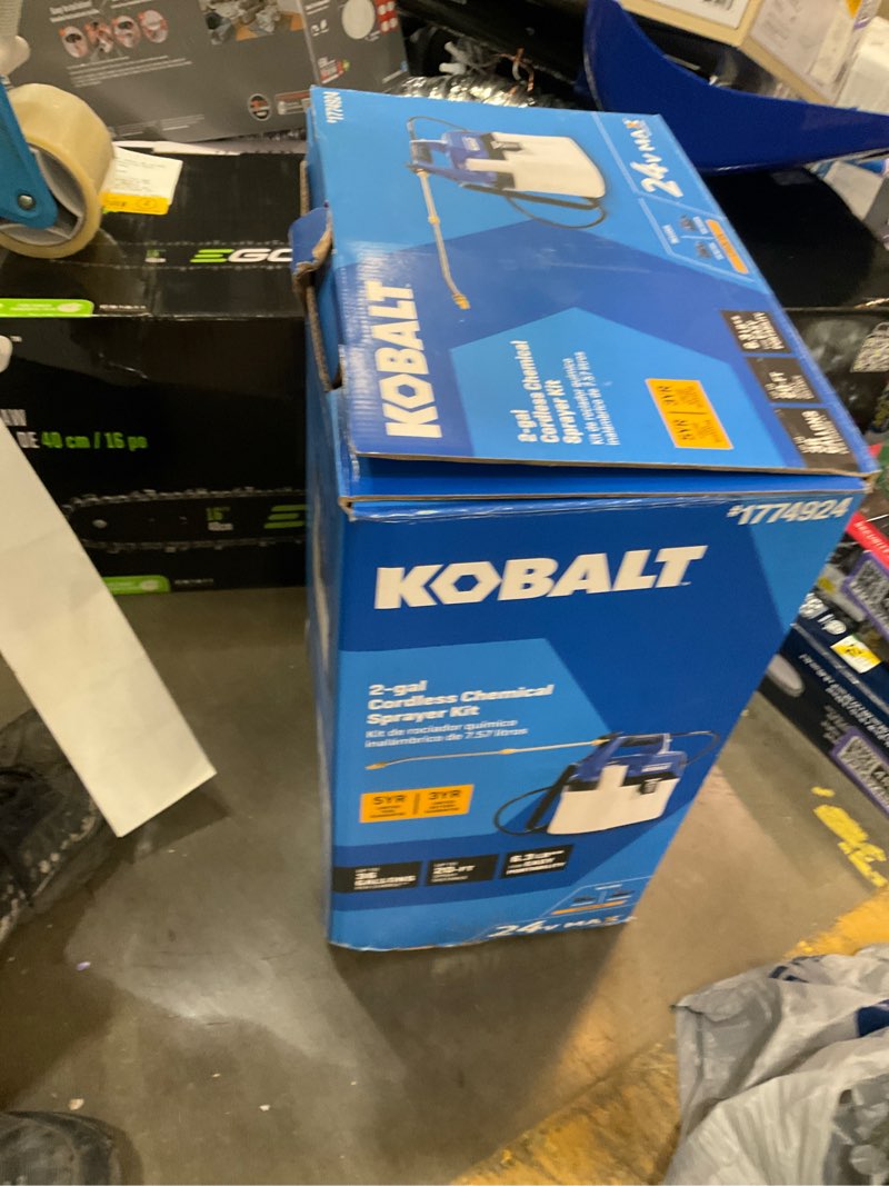 kobalt 2.11-gallon 24-volt battery operated plastic handheld sprayer 2 -pack