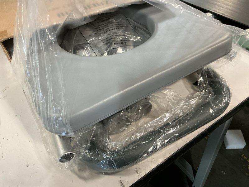 Condition photo showing Good Condition for raised toilet seat with handles, 500lb handicap toilet seat with handles over toilet, commode chair with adjustable height & width, toilet seat risers for seniors, elderly, handicap