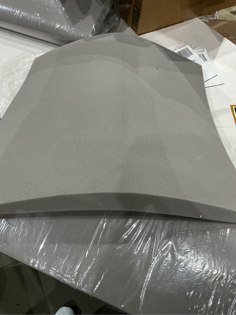 Seater sponge cushion grey 3 cushions