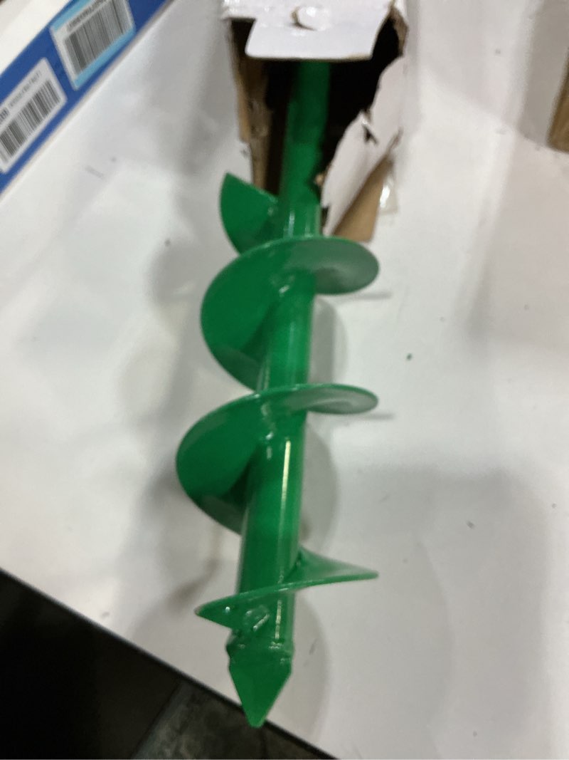 Condition photo showing Good Condition for Auger Drill Bit for Planting, 4x25Inch Garden Earth Auger, Spiral Drill Hole Rapid Planter Seedling & Bedding Plant,Ground Planting Drill Bit Auger Post Hole Digger for 3/8''Hex Drive Drill