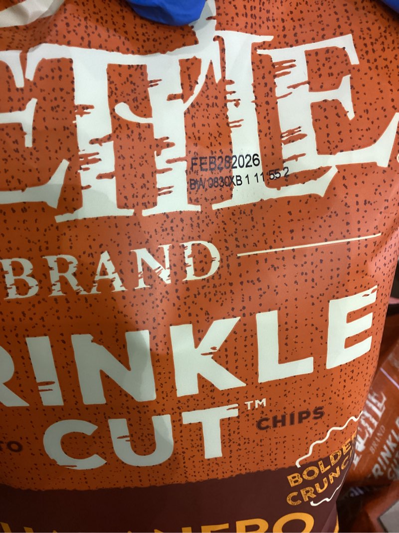Condition photo showing New/Like New for Kettle Brand Potato Chips Krinkle Cut Habanero Lime Kettle Chips, 7.5 Oz (Pack of 12)