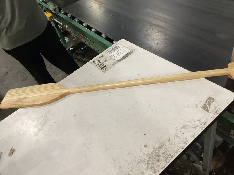 Condition photo showing New/Like New for wooden boar oar