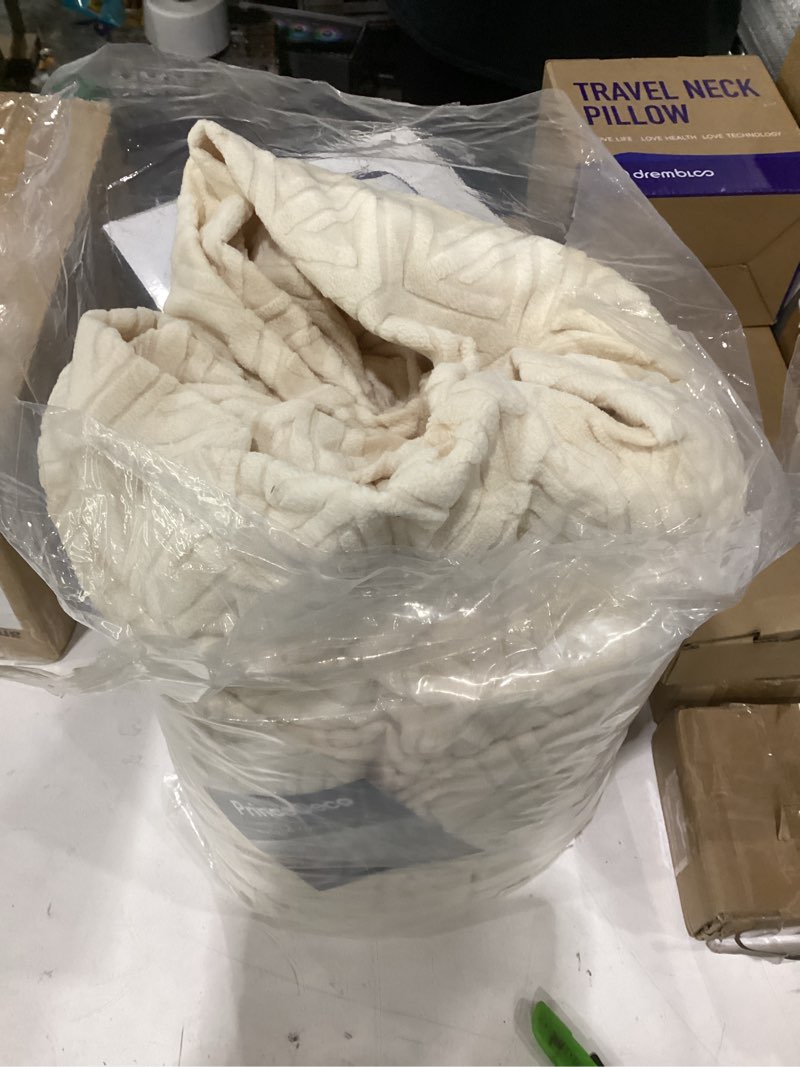 Condition photo showing Good Condition for princedeco jacquard couch covers for 3 cushion couch 1 piece stretch sofa covers furniture protector anti-slip soft thickened dogs slipcovers washable diamond pattern(sofa, ivory) diamond-ivory sofa