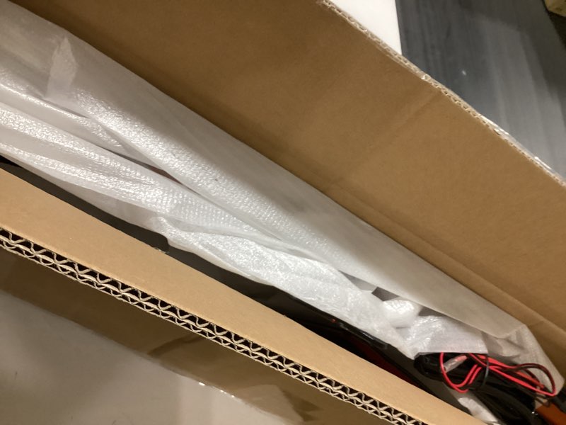 Condition photo showing Good Condition for Hood Protector with LED Light Compatible with 2019-2026 Dodge RAM 1500 Hood Deflector Glossy Black Three Section Lightshield Replacement for 2019-2026 Dodge RAM Accessories