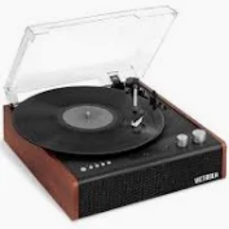 Victrola Eastwood II Record Player with Speakers – Bluetooth 5.1 and Vinyl Stream Technology, Vintag