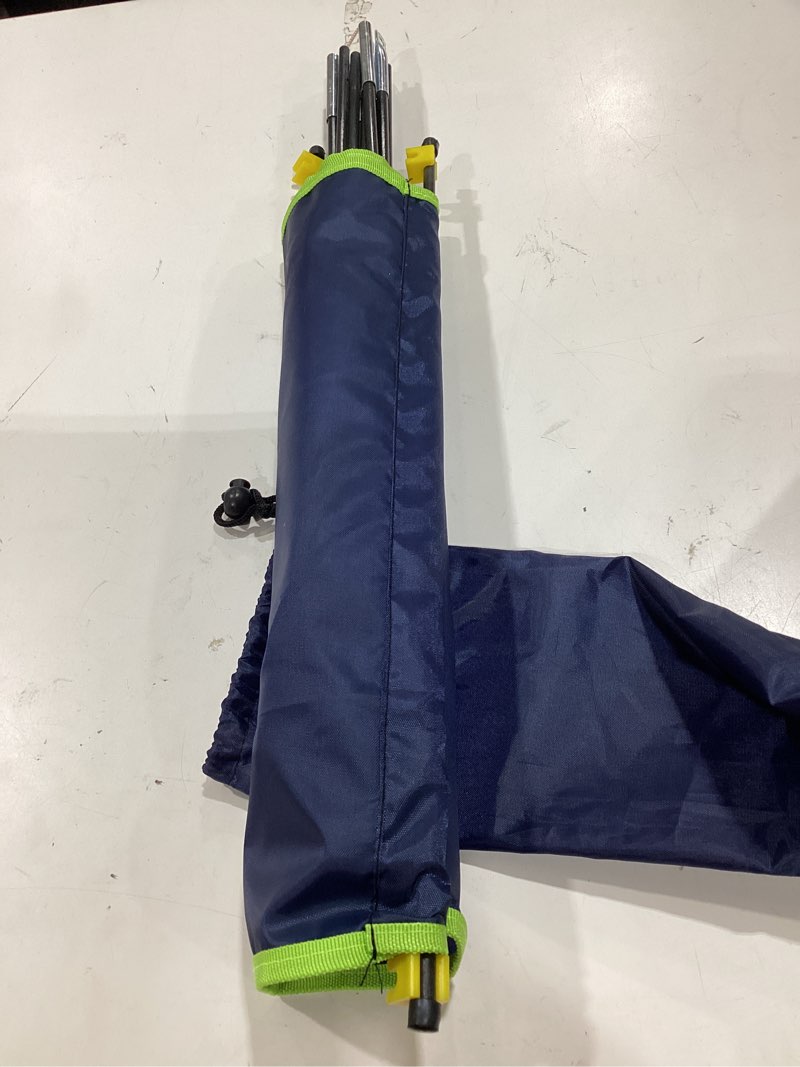 Condition photo showing As Is for portable badminton net with stand carry bag, foldable volleyball tennis badminton net rack – easy setup for for outdoor/indoor court, backyard, no tools or stakes required