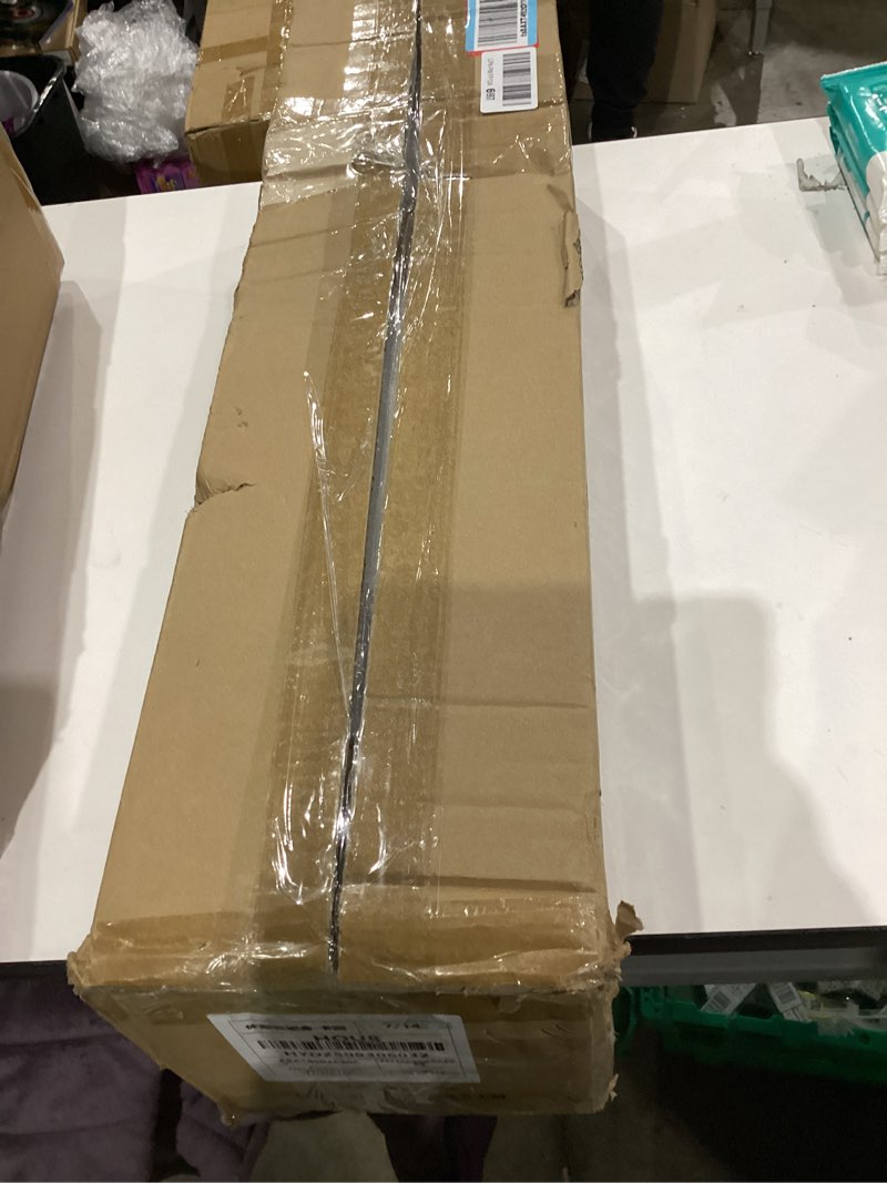 Condition photo showing New/Like New for 42 Inch Flush Mount Ceiling Fans with Lights and Remote, Dimmable, 5 Blades Wood Ceiling Fan with Light, Low Profile Outdoor Indoor Modern Ceiling Fan for Bedroom Patio (Gold) Natural Wood Flush Mount 42 inch