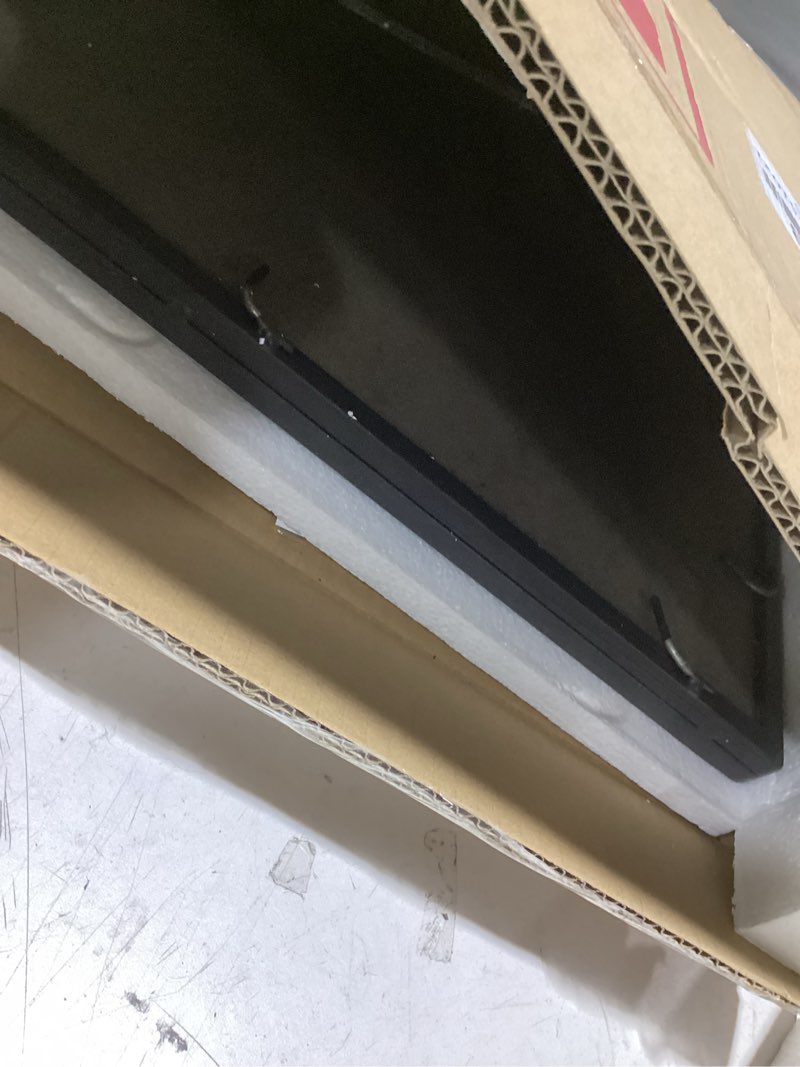Condition photo showing Good Condition for ironsmithn arched window mirror, 31.5"x19.7" grid mirrors, windowpane mirrors, black metal wall mirror for decor living room fireplace entryway bedroom hallway black4