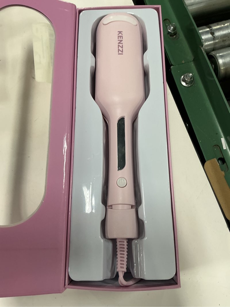 Condition photo showing Good Condition for kenzzi wave styler 2-barrel hair waver, 1.25 in, 6 heat settings, pink