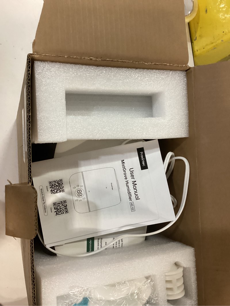 Condition photo showing New/Like New for 6L Self-Cleaning Humidifier for Large Room, CleanCare Warm & Cool Mist, No-Leak Design & Top Fill, 60 Hour Runtime, Quiet Ultrasonic Auto Mode with Remote Control for Bedroom & Home