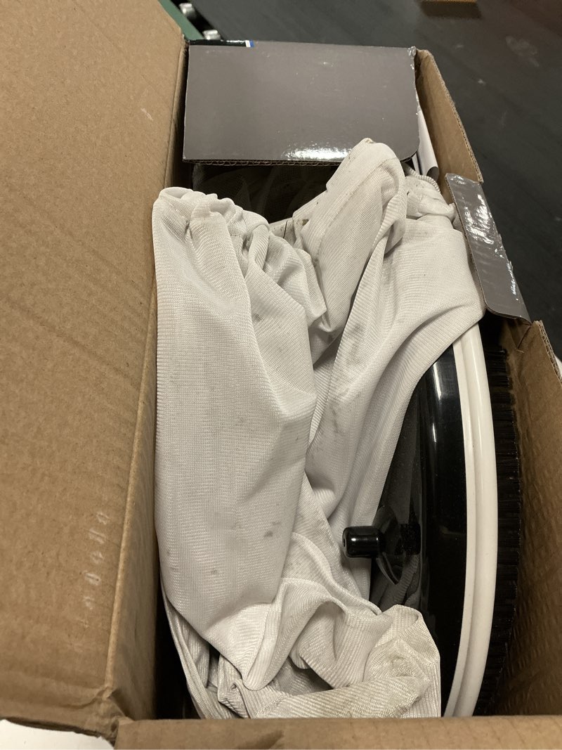 Condition photo showing As Is for poolmaster 28316 swimming pool leaf vacuum, premier collection