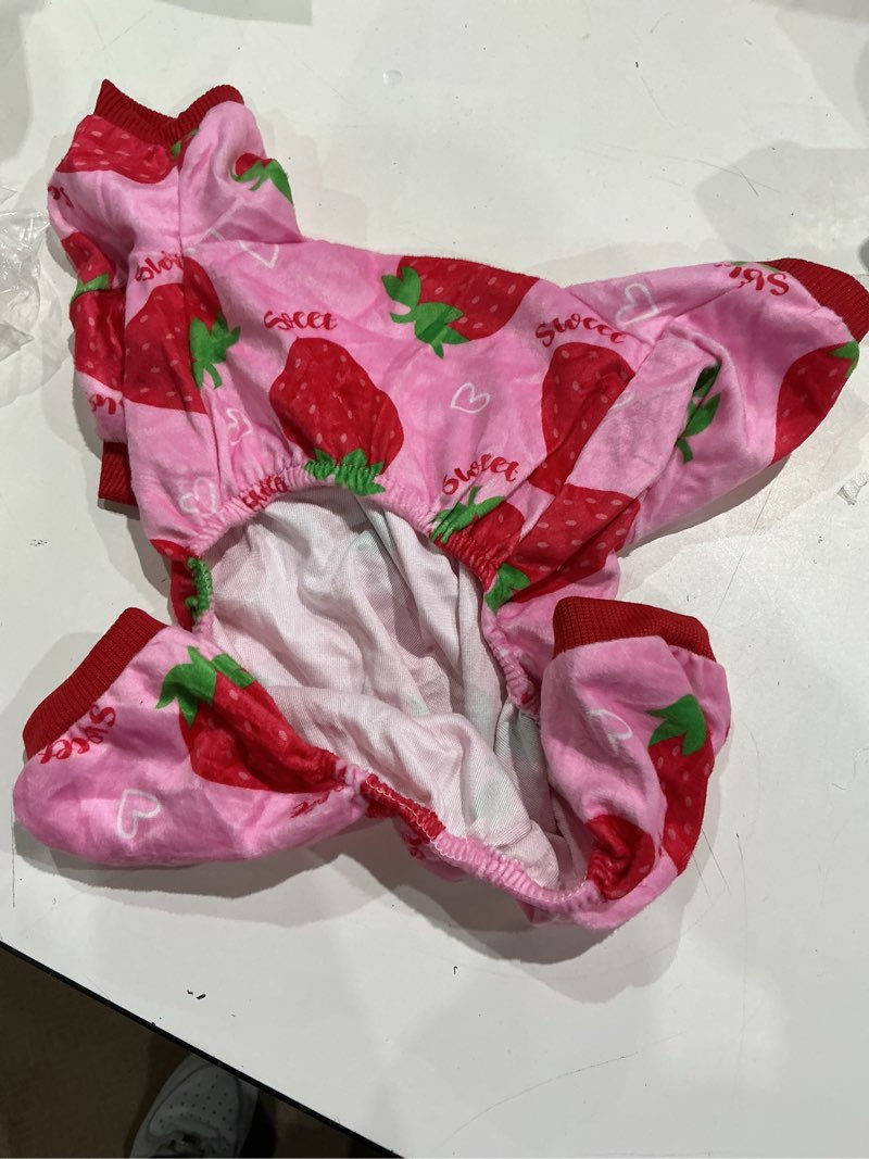 Condition photo showing Good Condition for dog pajamas soft lightweight dog onesies outfit clothes for small puppy pjs for pet boys girls dogs 