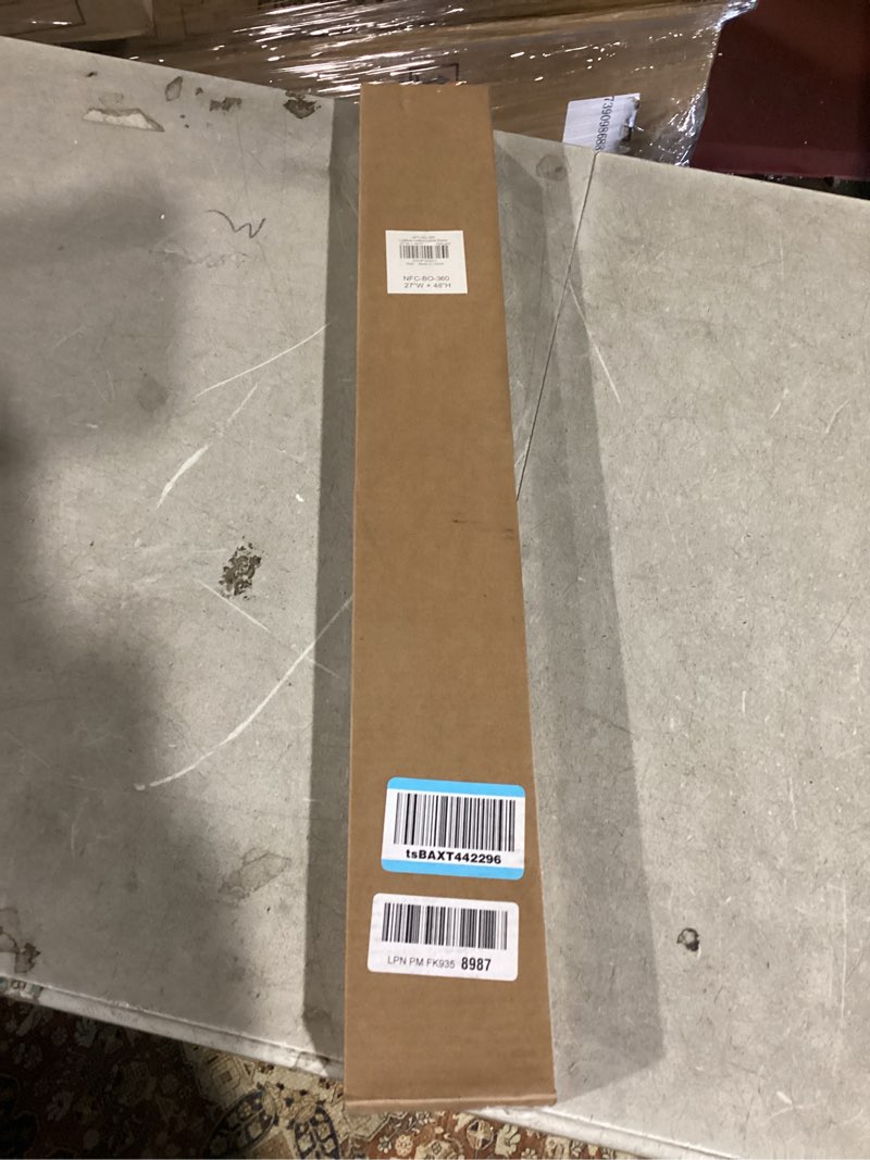 Condition photo showing Good Condition for LazBlinds Cordless Cellular Shades, No Tools No Drill Blackout Honeycomb Shades Pleated Blinds for Windows, 27'' W x 48'' H, Dark Grey Blackout-dark Grey 27'' W x 48'' H