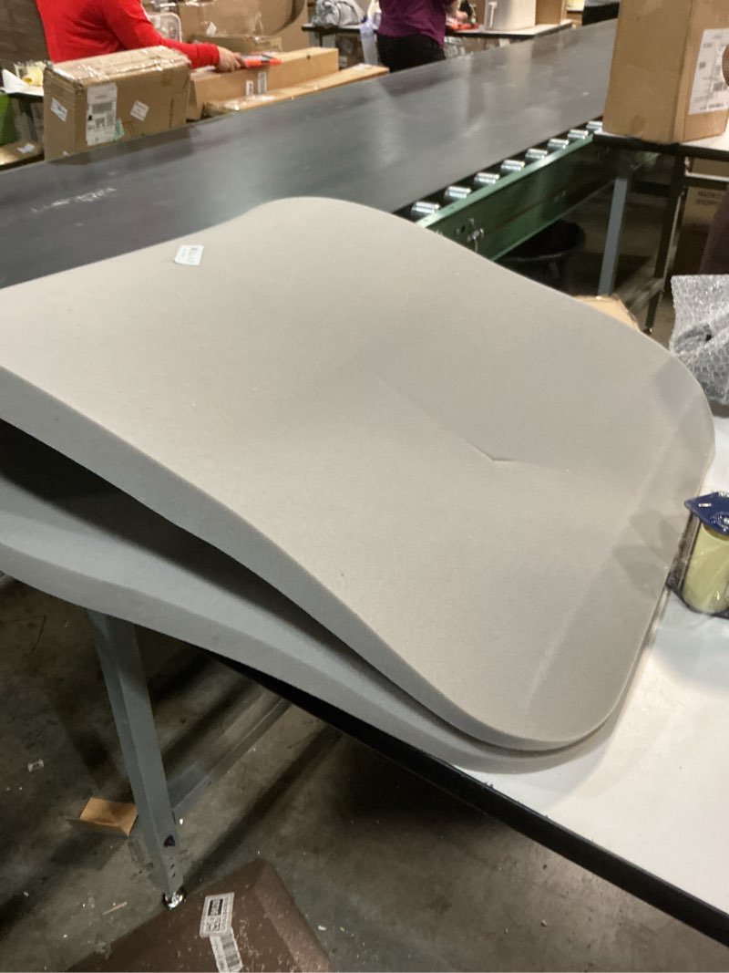 Condition photo showing As Is for Sagging Mattress Support, Under Mattress Board to Fix Sinking Bed, 40D High-Density for Sagging Bed Repair, Firm Support Corrector Pad for Queen King Twin XL, 60x24x2 Inches, Pack of 1 Grey 60x24x2 In