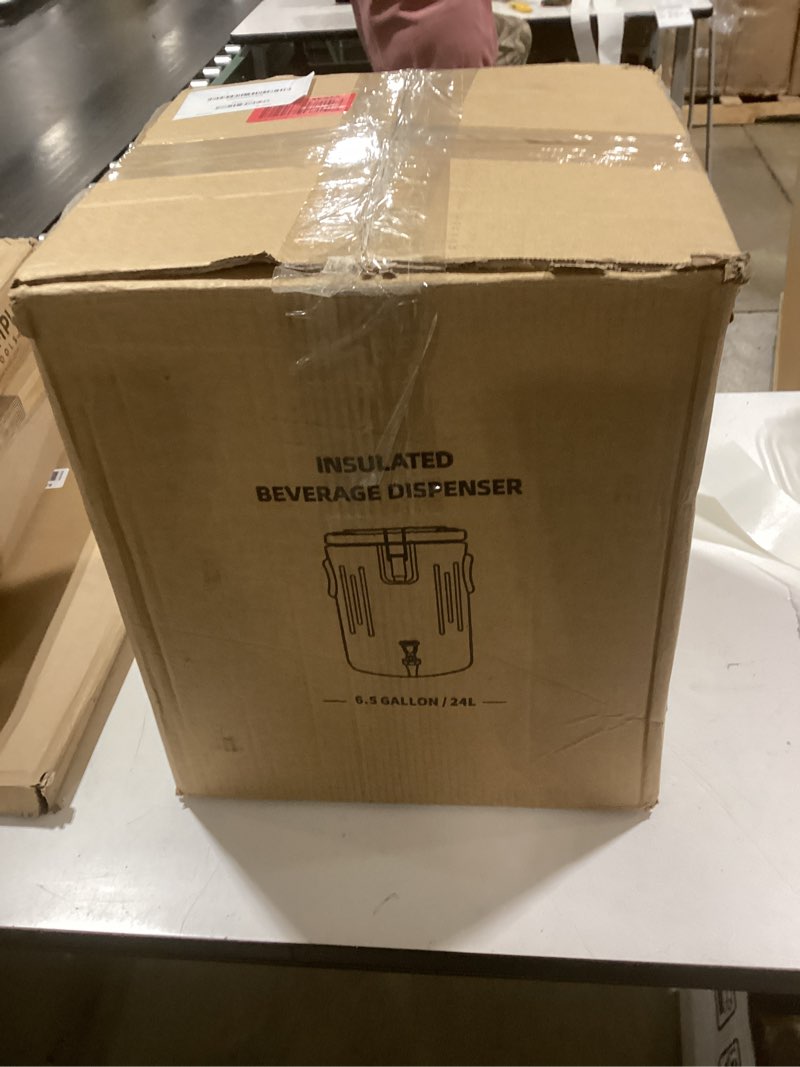 Condition photo showing Good Condition for Insulated Beverage Dispenser 5 Gallon, Hot Drink Dispenser with 304 Stainless Steel Interior & Spout
