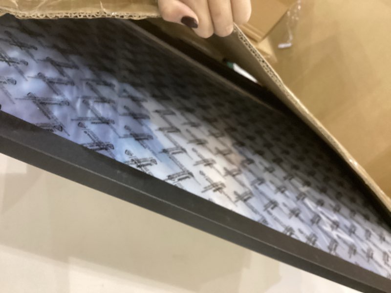 Condition photo showing As Is for 18x24 Frame Black Poster Frames 18 x 24 for Horizontal or Vertical Wall Mounting Black 18x24