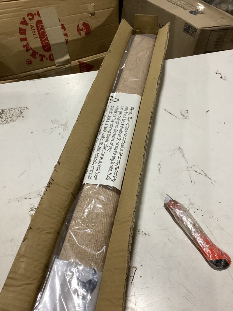 Condition photo showing Good Condition for lazblinds no drill cordless roman shades for windows, 21" w x 60" h, sunset | tool-free blackout thermal insulated uv blocking window blinds, lightweight fabric blinds for indoor windows sunset 21" w × 60" h