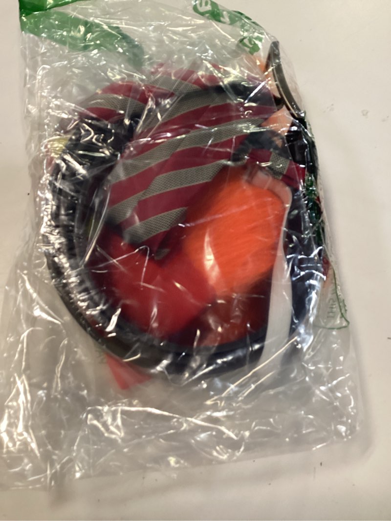Condition photo showing Good Condition for yahenda 4 pcs halloween angry costume include fire headband, stripe tie, belt, plush eyebrows for men women cosplay dress up