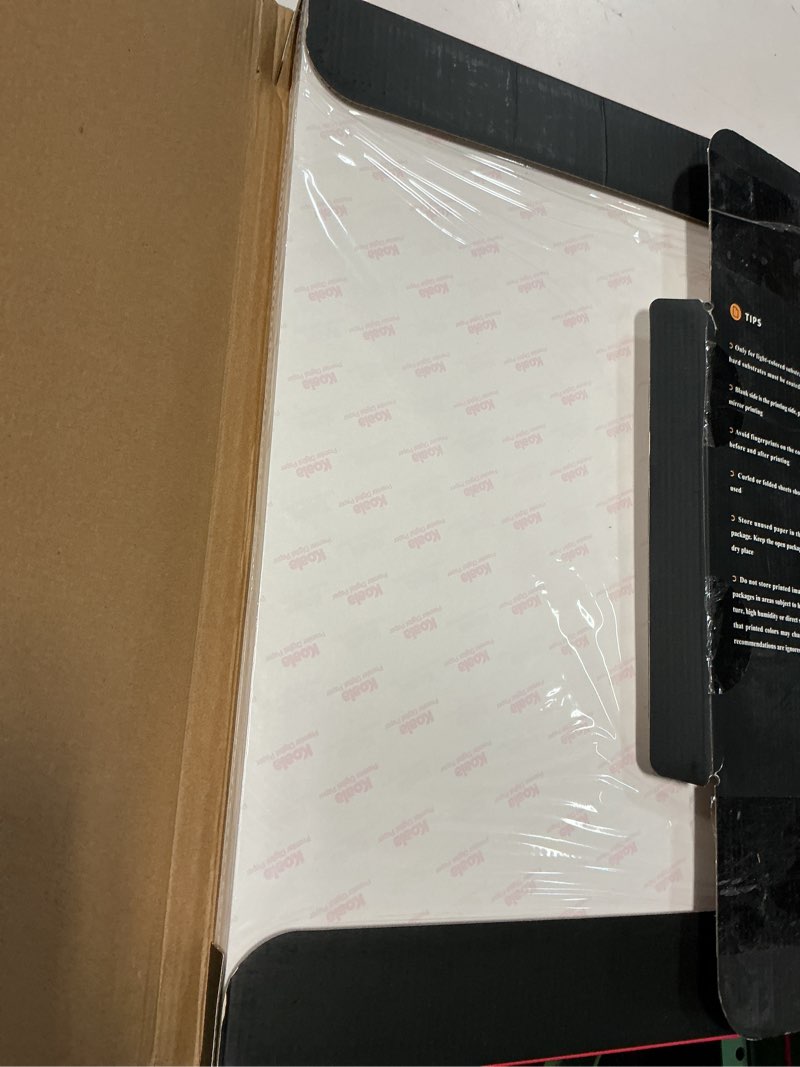 Condition photo showing Good Condition for koala sublimation paper 13x19 inch 120gsm 120 sheets, apply for personalize tumbler, light colored t-shirts and other sublimation blanks, only compatible with sublimation ink 13''x19''