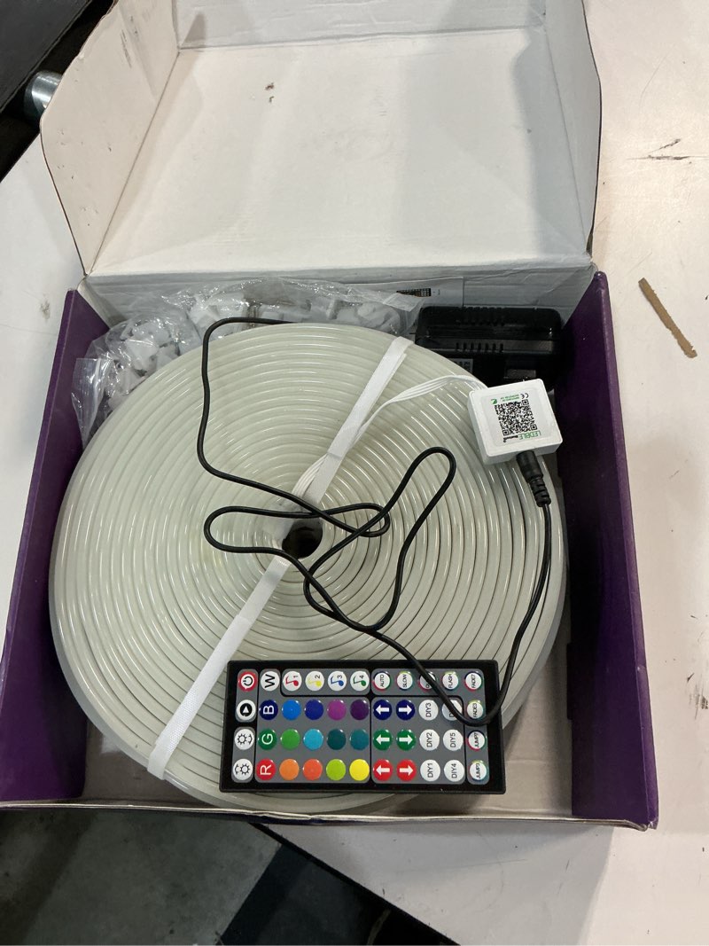 Condition photo showing Good Condition for AILBTON 100Ft Neon Rope Lights,Flexible Led Rope Lights Control with App/Remote,Multiple Modes Music Sync Gaming RGB Led Neon Lights for Bedroom Outdoor 100FT-Led Neon