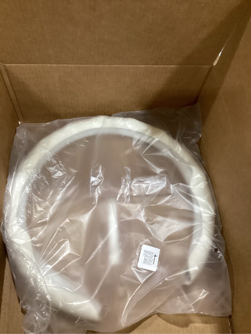 Condition photo showing New/Like New for Universal 15 Inch Premium Nappa Leather Steering Wheel Cover - Non-Slip, Soft Comfortable Grip, Easy Install for Most Cars (Off-White)