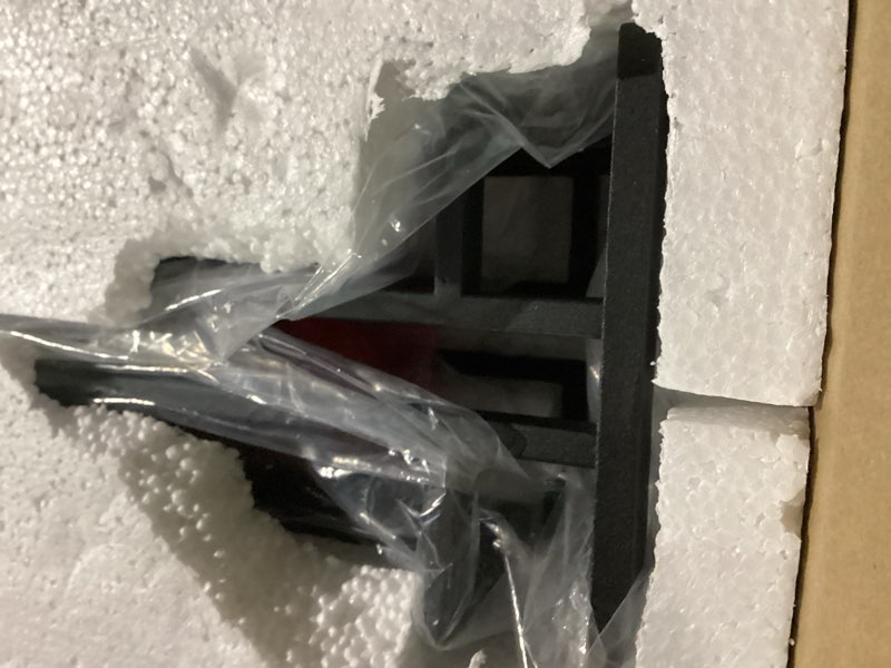 Condition photo showing Good Condition for outdoor lamp post with outlet, modern post light fixture for yard, aluminum lamp pole outdoor lighting with glass, waterproof outside street light for pathway garden patio (27.5''h, 1 pc)