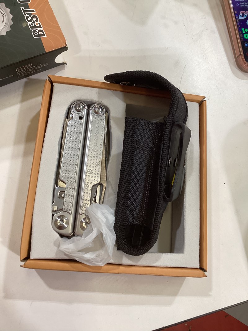 Condition photo showing Good Condition for Multitools Pliers Pro, Upgraded Multi Tool With Damascus Knife, Replaceable Wire Cutters and Screwdirver Set, Foldable Multitools with Scissors, Screwdriver, Ideal for Camping,Survival, Repair