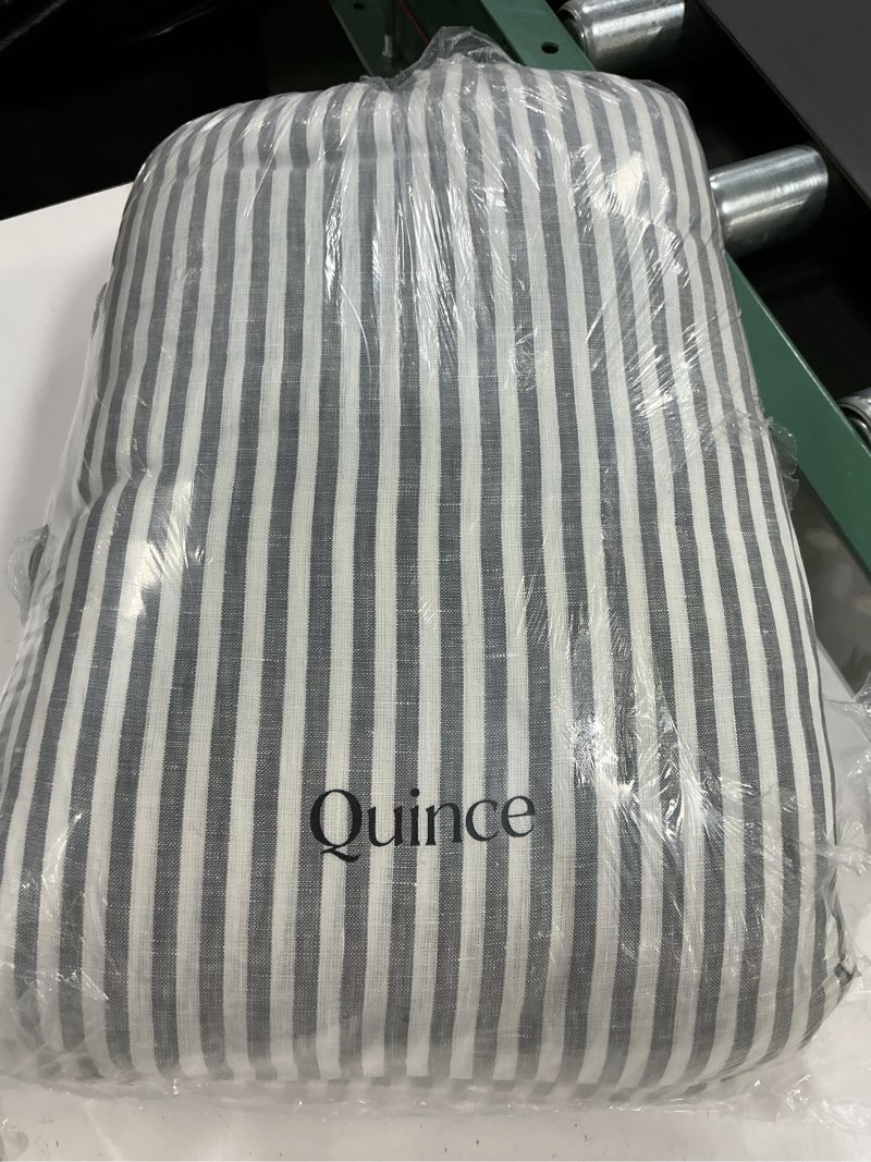 quince european linen box quilt set king