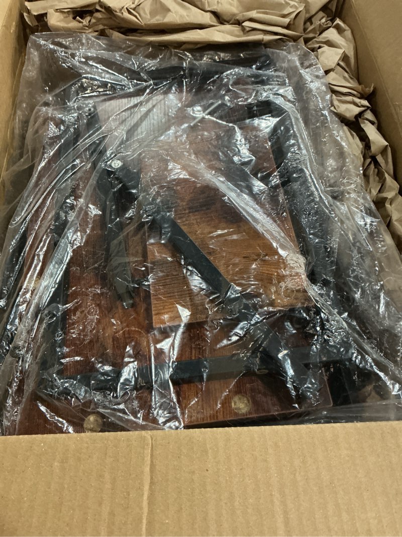 Condition photo showing Good Condition for Yoobure C Table End Table Set of 2, Side Tables Living Room, C Shaped Side Table, Couch Tables That Slide Under Couch Table with Metal Frame, Rustic Snack Table for Bedroom/Small Spaces Large Desktop Berry Brown 2