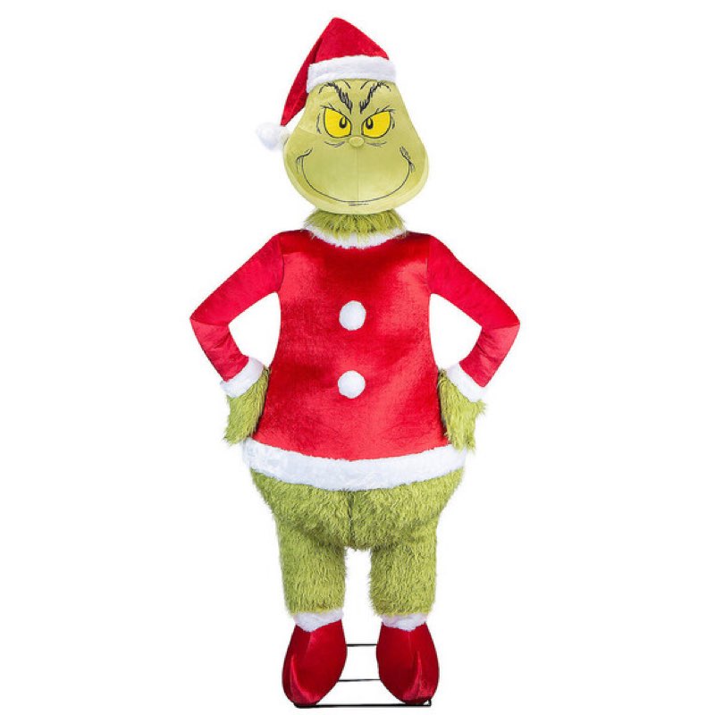 Gemmy SS881153G 71" Dr. Seuss™ How the Grinch Stole Christmas™ The Grinch Animated Christmas Prop