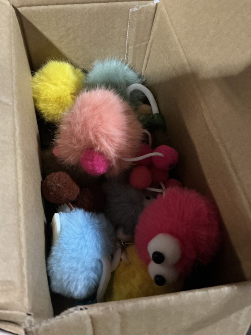 Condition photo showing Good Condition for liyiq 30 pcs cute plush keychains kawaii keychain bulk for birthday goodie bags pinata toys classroom prizes party favors