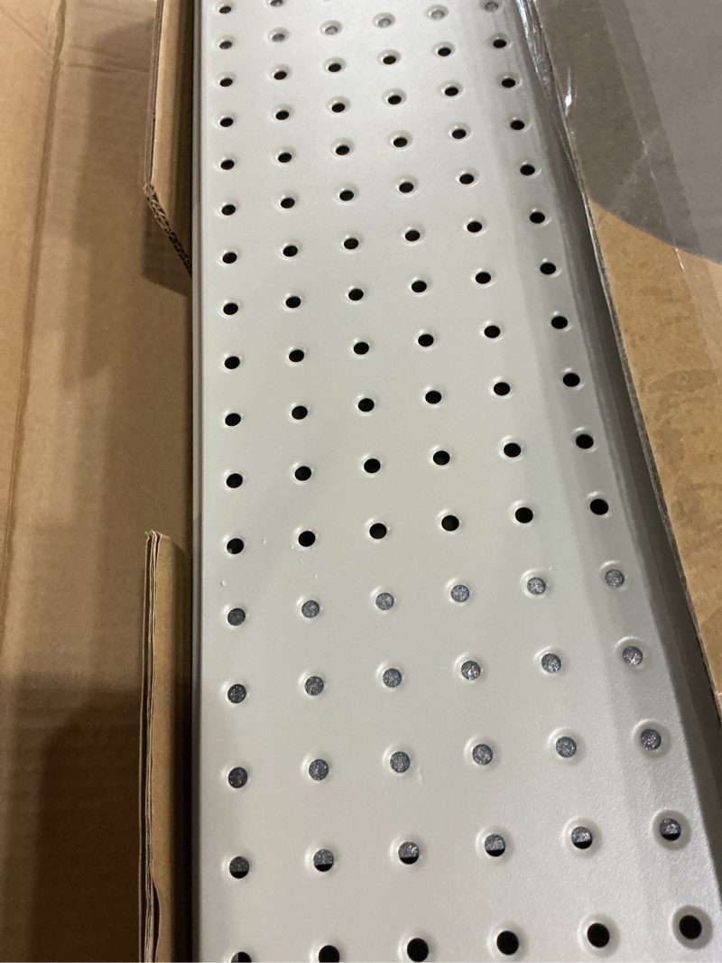 Condition photo showing New/Like New for ultrawall 4 pcs metal pegboard wall panels, peg boards for garage tool storage gray 4pc