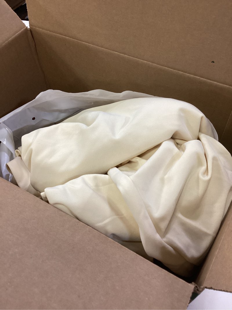 Condition photo showing Good Condition for Wedding Backdrop Arch Cover Set of 3,Arch Covers Stretchy Backdrop for Party Wedding Birthday Baby Shower,Beige(7.2ft, 6.6ft, 6ft)